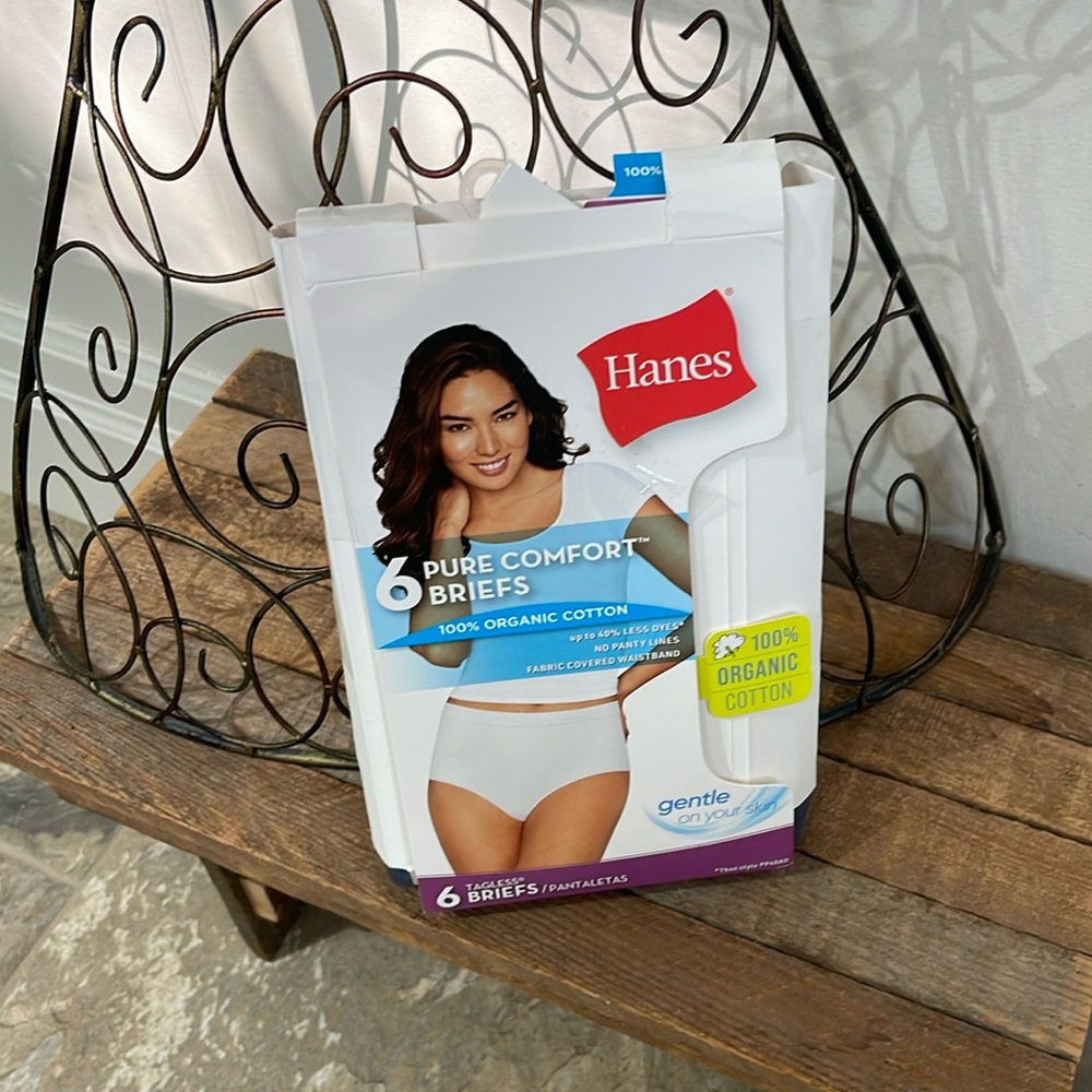 Hanes Pure Comfort Brief Organic Cotton Underwear